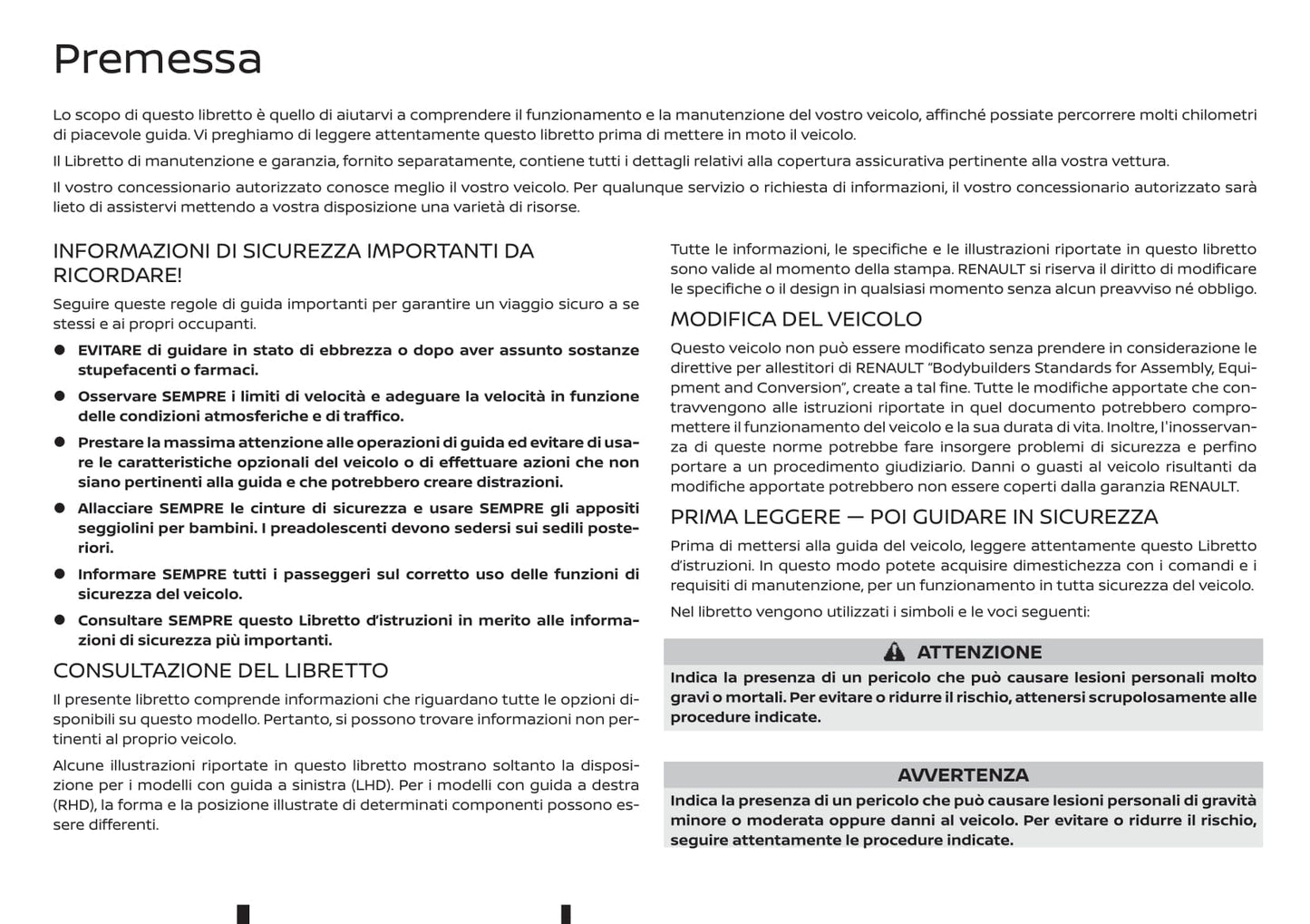 2020-2021 Renault Alaskan Bedienungsanleitung | Italienisch