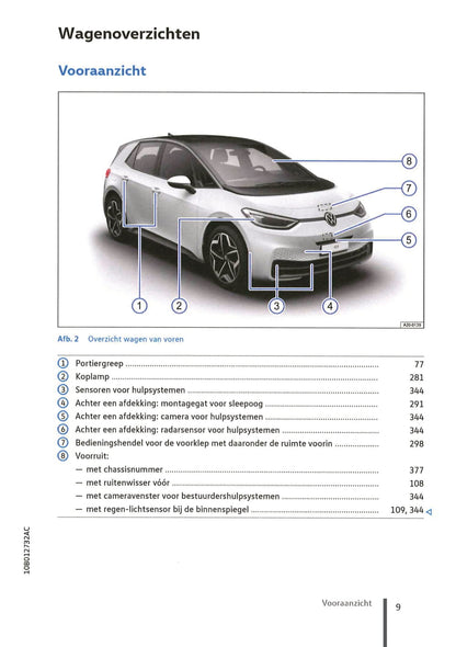 2020-2023 Volkswagen ID.3 Owner's Manual | Dutch