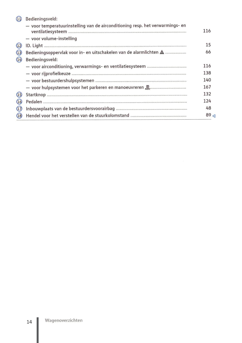 2020-2023 Volkswagen ID.3 Owner's Manual | Dutch