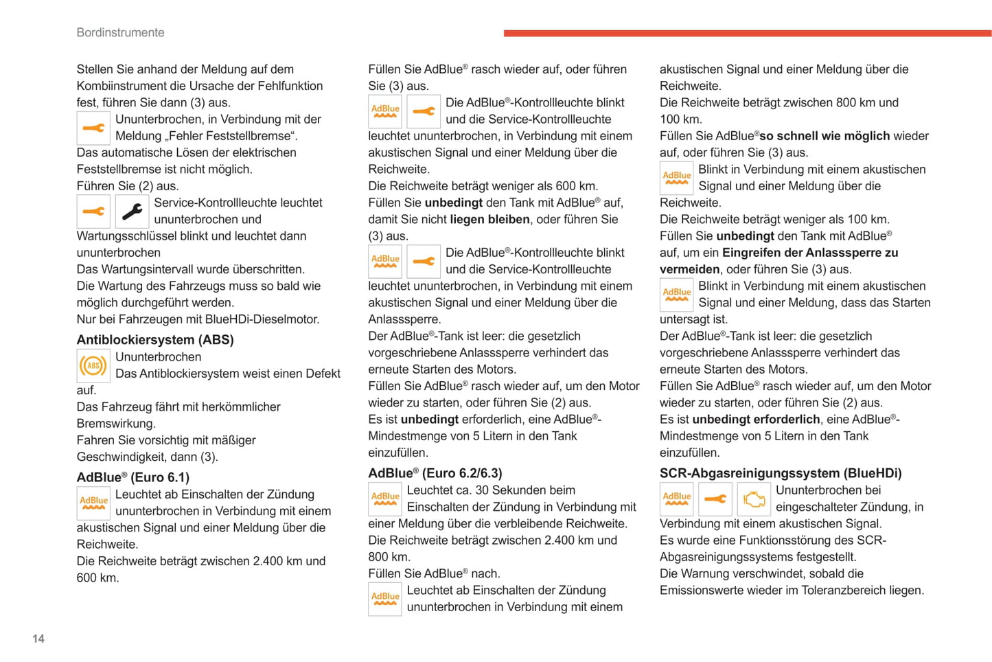 2020-2022 Citroën SpaceTourer/Dispatch/Jumpy/ë-Dispatch/ë-Jumpy/ë-SpaceTourer Owner's Manual | German