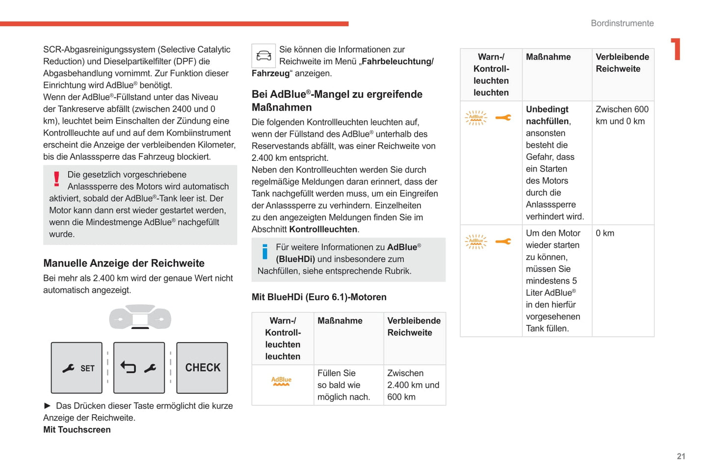 2020-2022 Citroën SpaceTourer/Dispatch/Jumpy/ë-Dispatch/ë-Jumpy/ë-SpaceTourer Owner's Manual | German