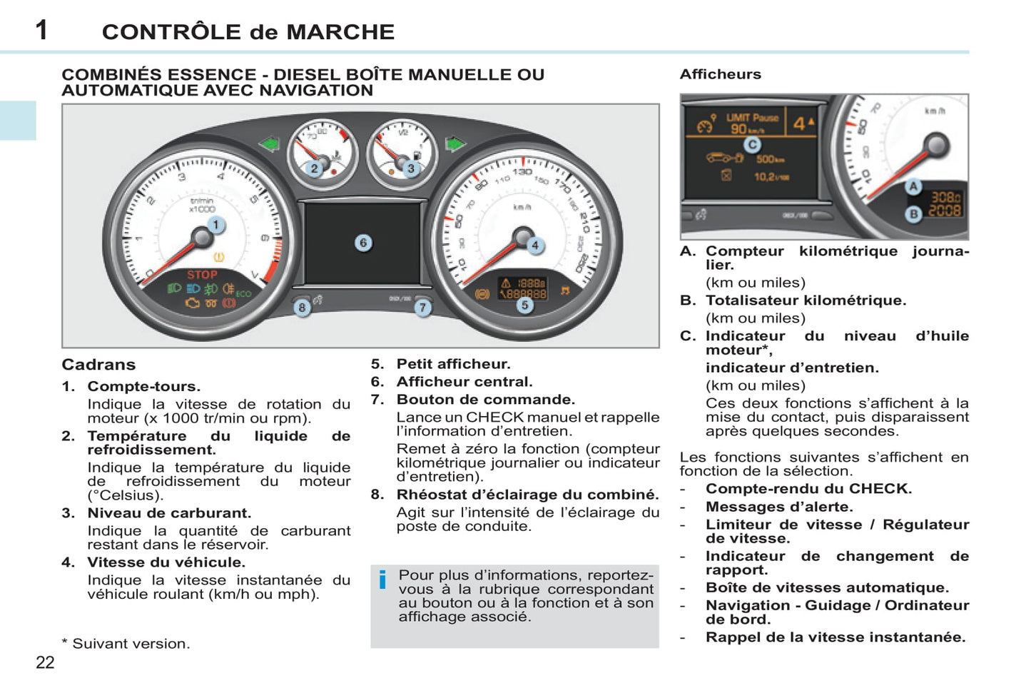 2013-2014 Peugeot 308 CC Bedienungsanleitung | Französisch