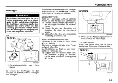2020-2021 Suzuki Swift Owner's Manual | German