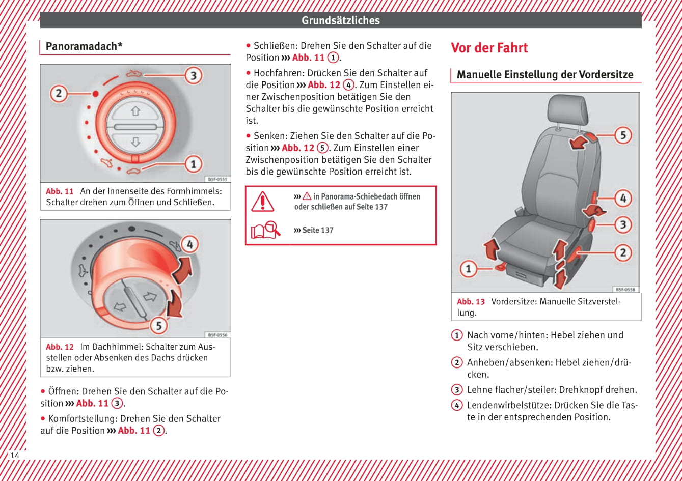 2017 Seat Leon Owner's Manual | German