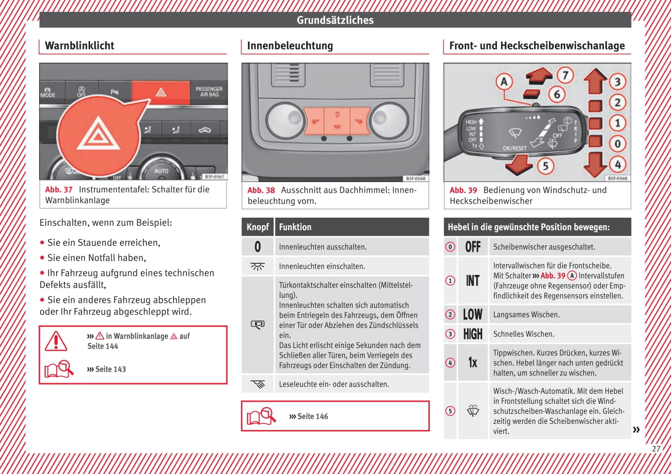 2017-2018 Seat Leon Bedienungsanleitung | Deutsch