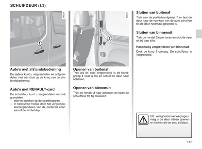 2019-2020 Renault Trafic Owner's Manual | Dutch
