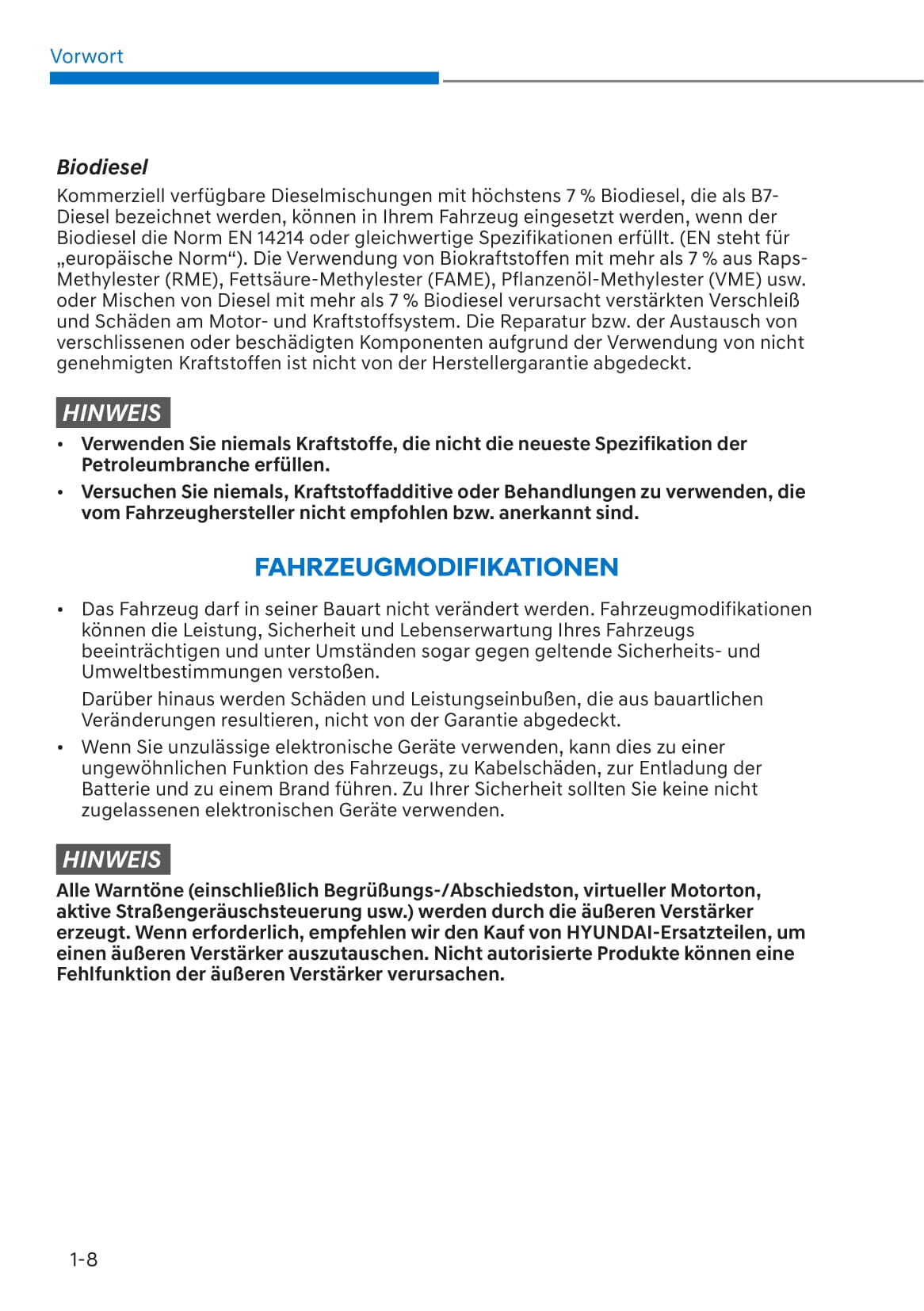2020-2021 Hyundai Tucson Bedienungsanleitung | Deutsch