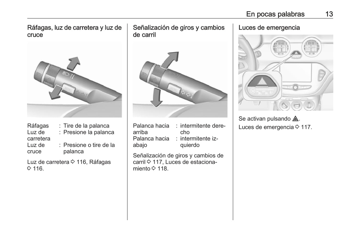 2016 Opel Adam Owner's Manual | Spanish