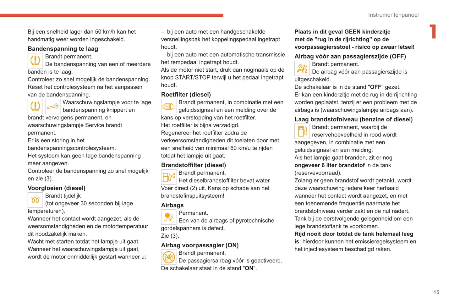 2020-2023 Citroën C4/e-C4 Owner's Manual | Dutch