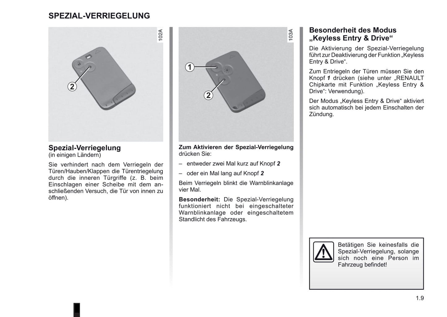 2009-2010 Renault Vel Satis Owner's Manual | German