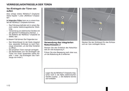 2009-2010 Renault Vel Satis Owner's Manual | German