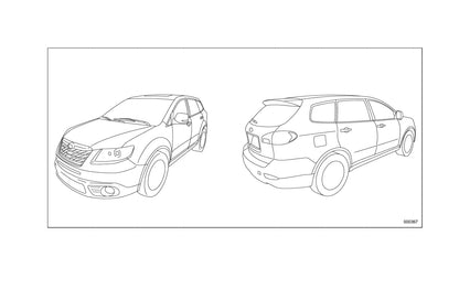 2008-2014 Subaru Tribeca Bedienungsanleitung | Französisch