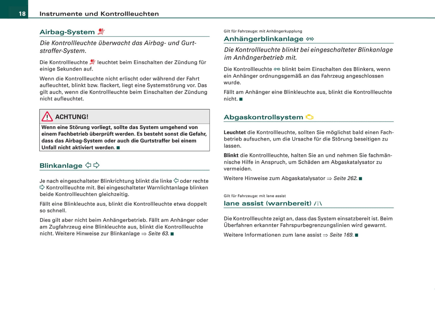 2006-2009 Audi Q7 Bedienungsanleitung | Deutsch