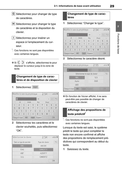 Toyota Rav4 Navigation / Multimediasysteem Guide d'utilisation 2019 - 2023