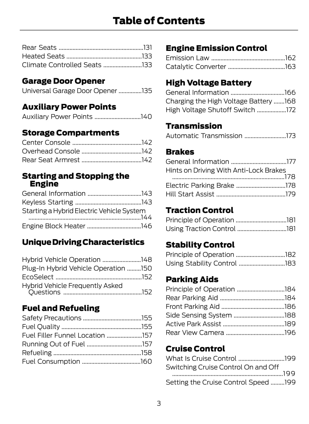 2020 Ford Fusion Owner's Manual | English