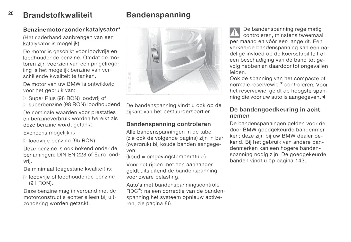 2000-2001 BMW X5 Owner's Manual | Dutch
