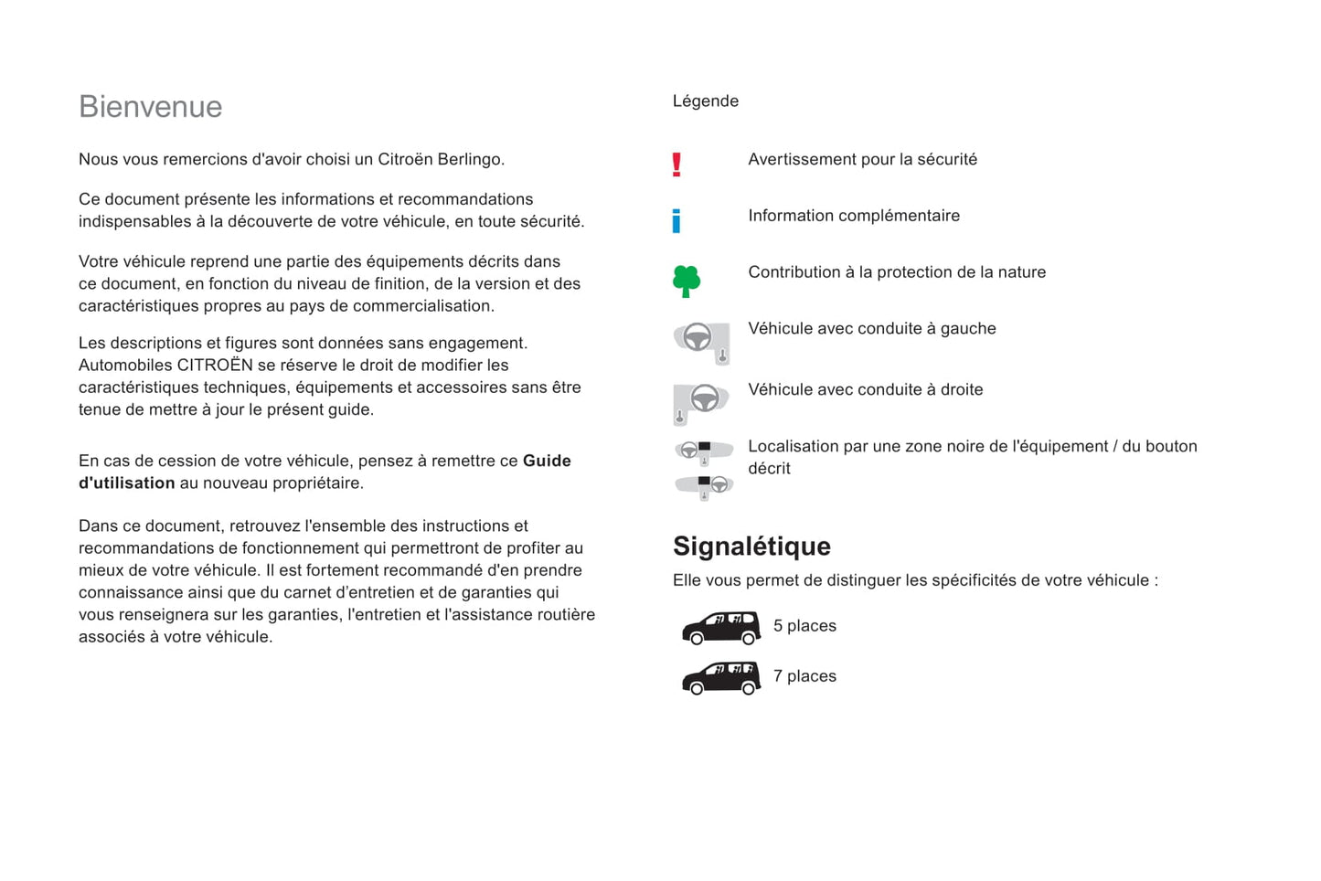 2018-2019 Citroën Berlingo Bedienungsanleitung | Französisch