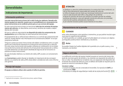 Skoda Radio Funky Manual de Instrucciones 2013