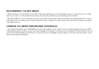 2002-2008 Lancia Thesis Bedienungsanleitung | Niederländisch