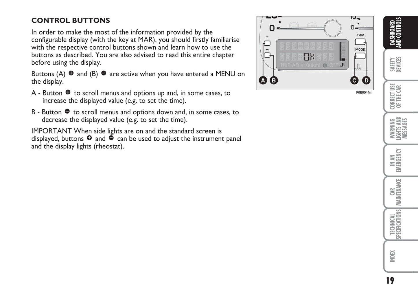 2007-2008 Fiat Multipla Bedienungsanleitung | Englisch