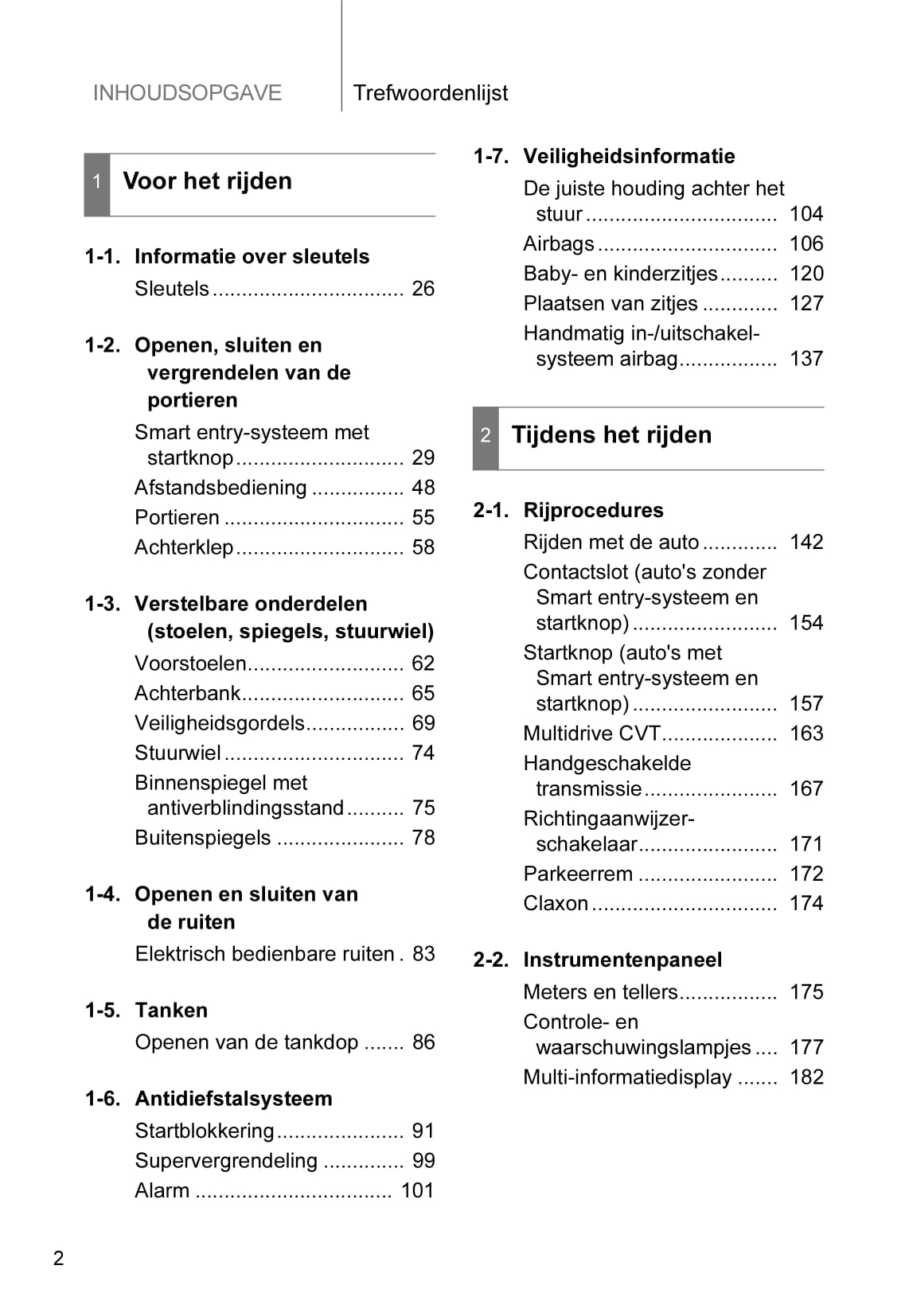 2010-2011 Toyota iQ Bedienungsanleitung | Niederländisch