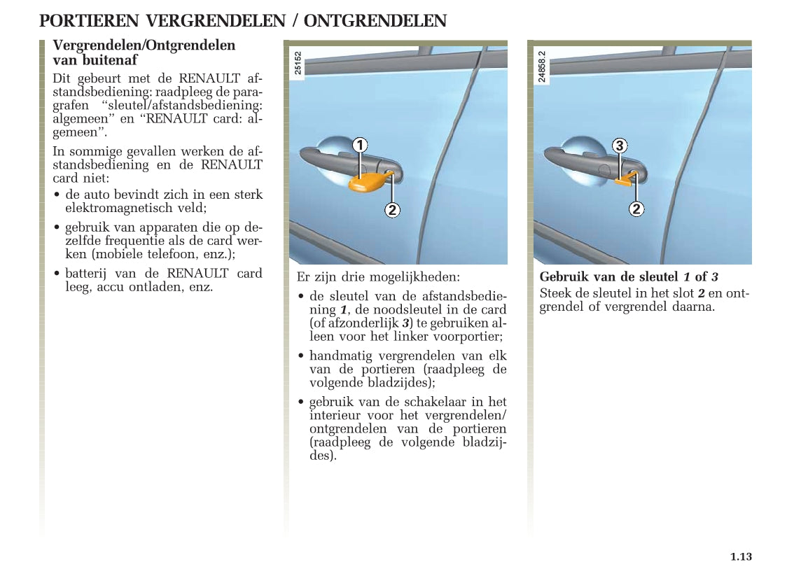 2005-2007 Renault Clio Bedienungsanleitung | Niederländisch