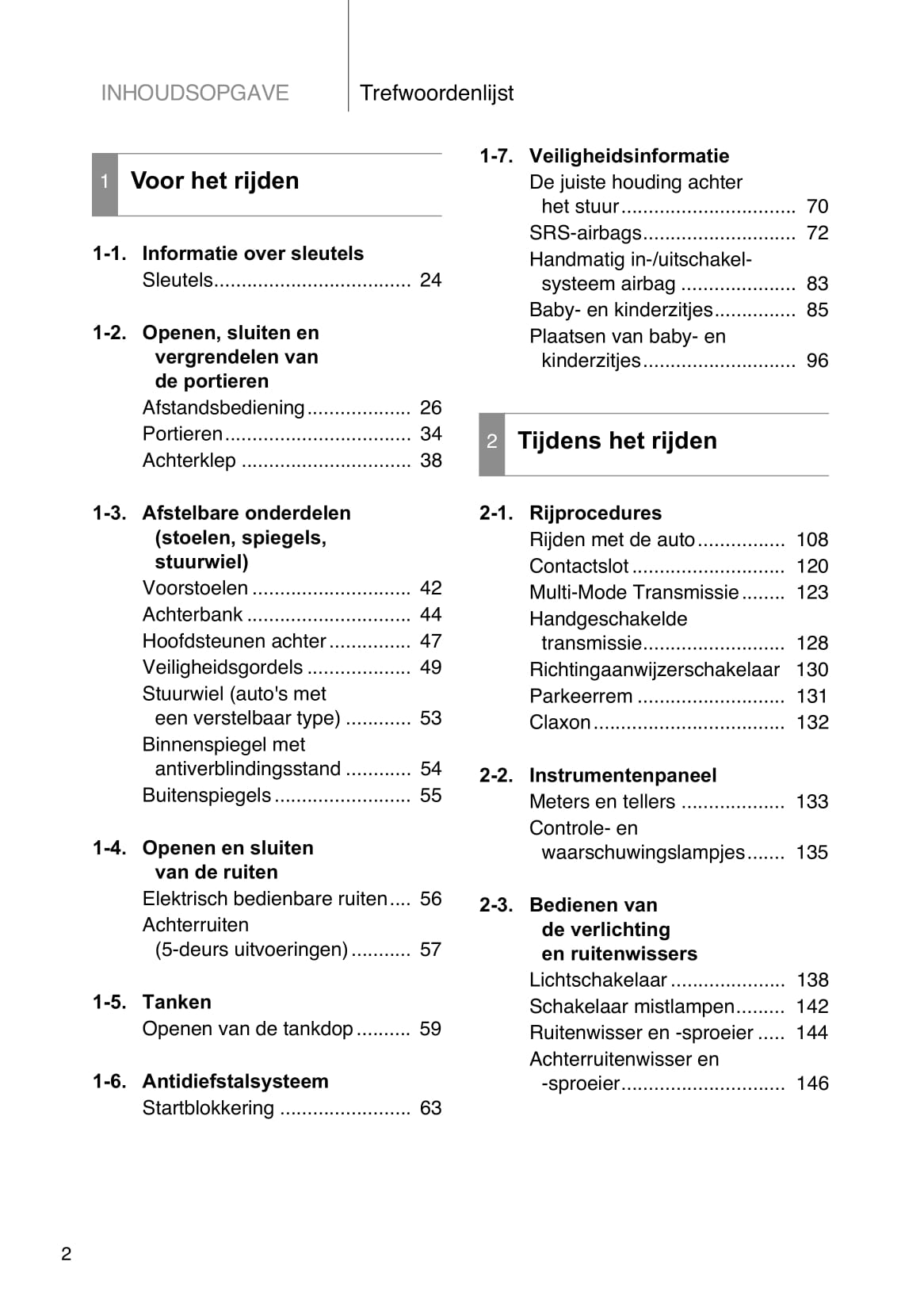 2012-2013 Toyota Aygo Bedienungsanleitung | Niederländisch