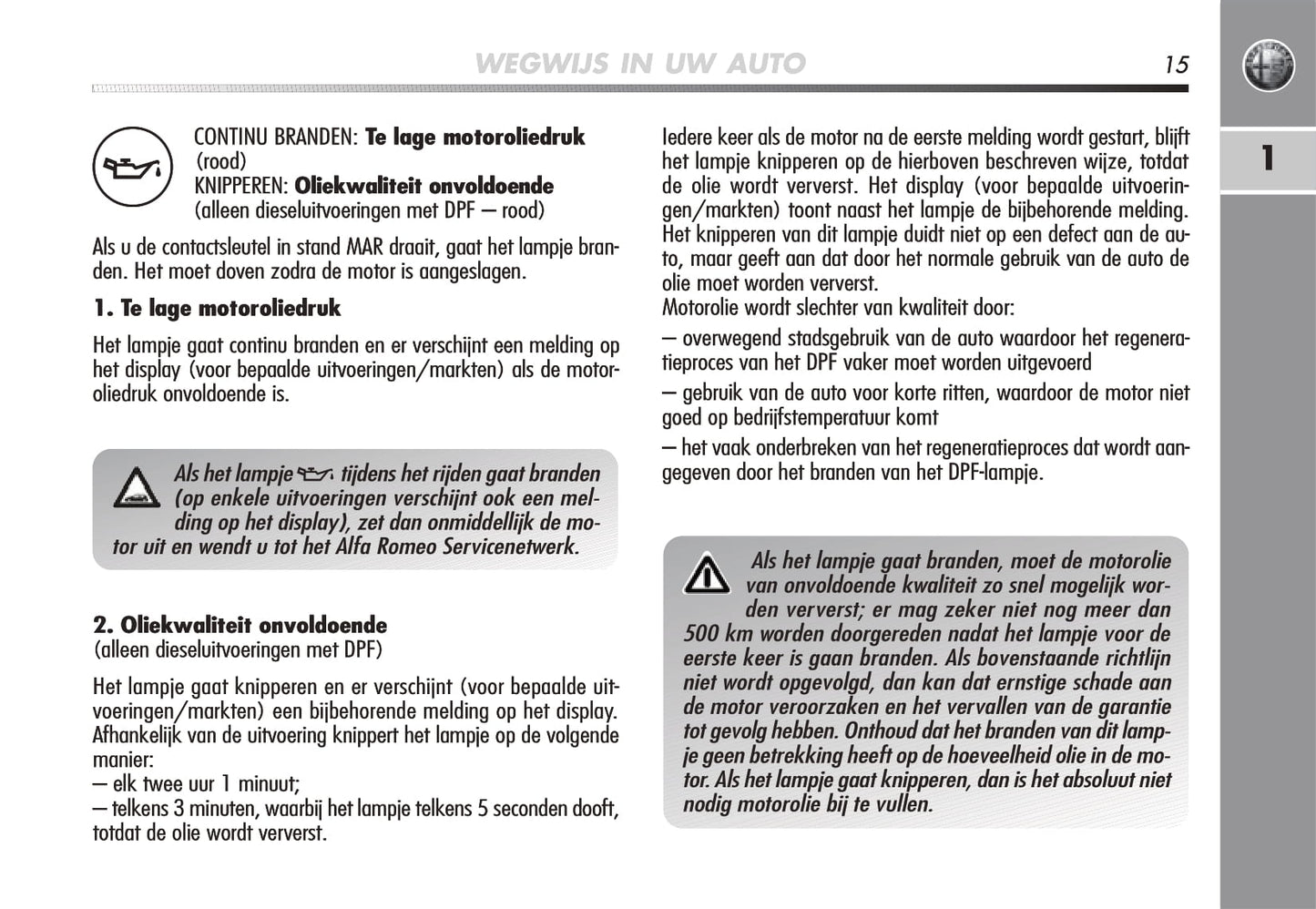 2008-2014 Alfa Romeo Mito Bedienungsanleitung | Niederländisch