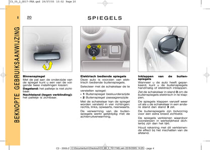 2005-2007 Citroën C3 Bedienungsanleitung | Niederländisch