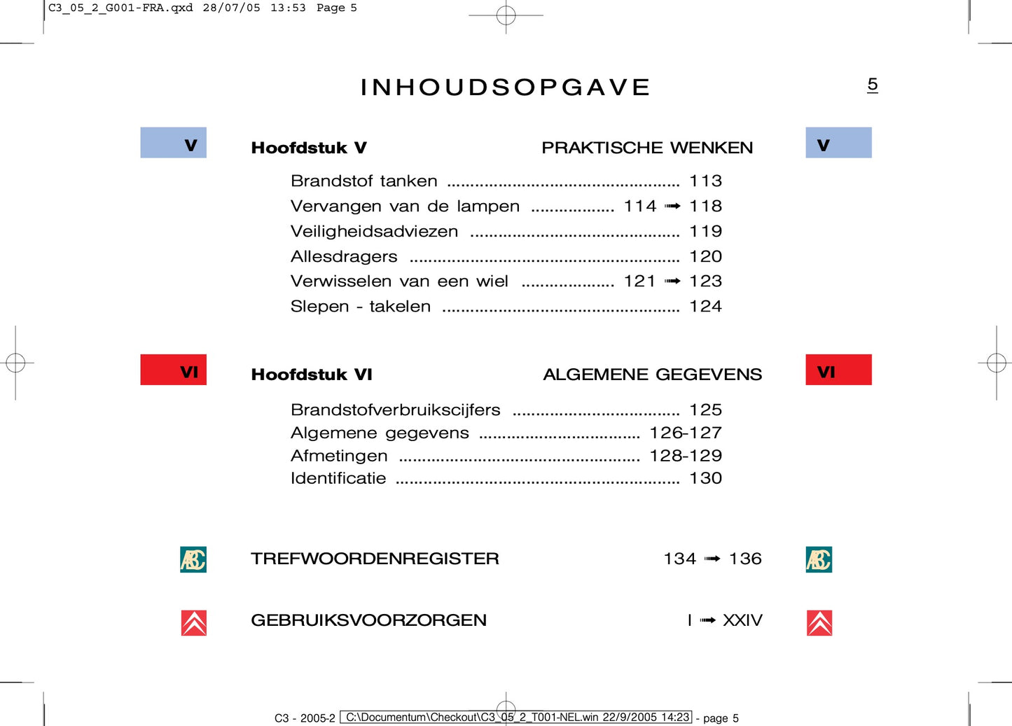 2005-2007 Citroën C3 Bedienungsanleitung | Niederländisch