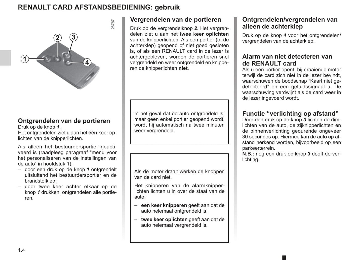 2011-2012 Renault Scénic Owner's Manual | Dutch