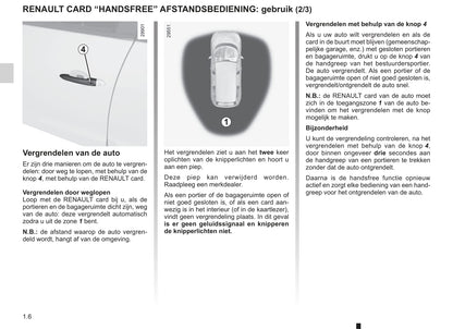 2011-2012 Renault Scénic Owner's Manual | Dutch