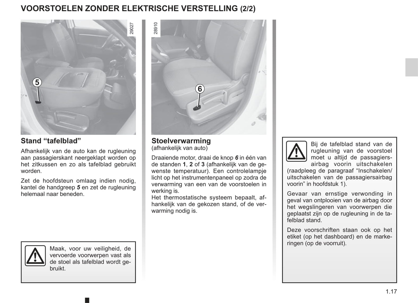 2011-2012 Renault Scénic Owner's Manual | Dutch