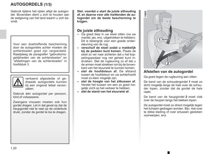 2011-2012 Renault Scénic Owner's Manual | Dutch