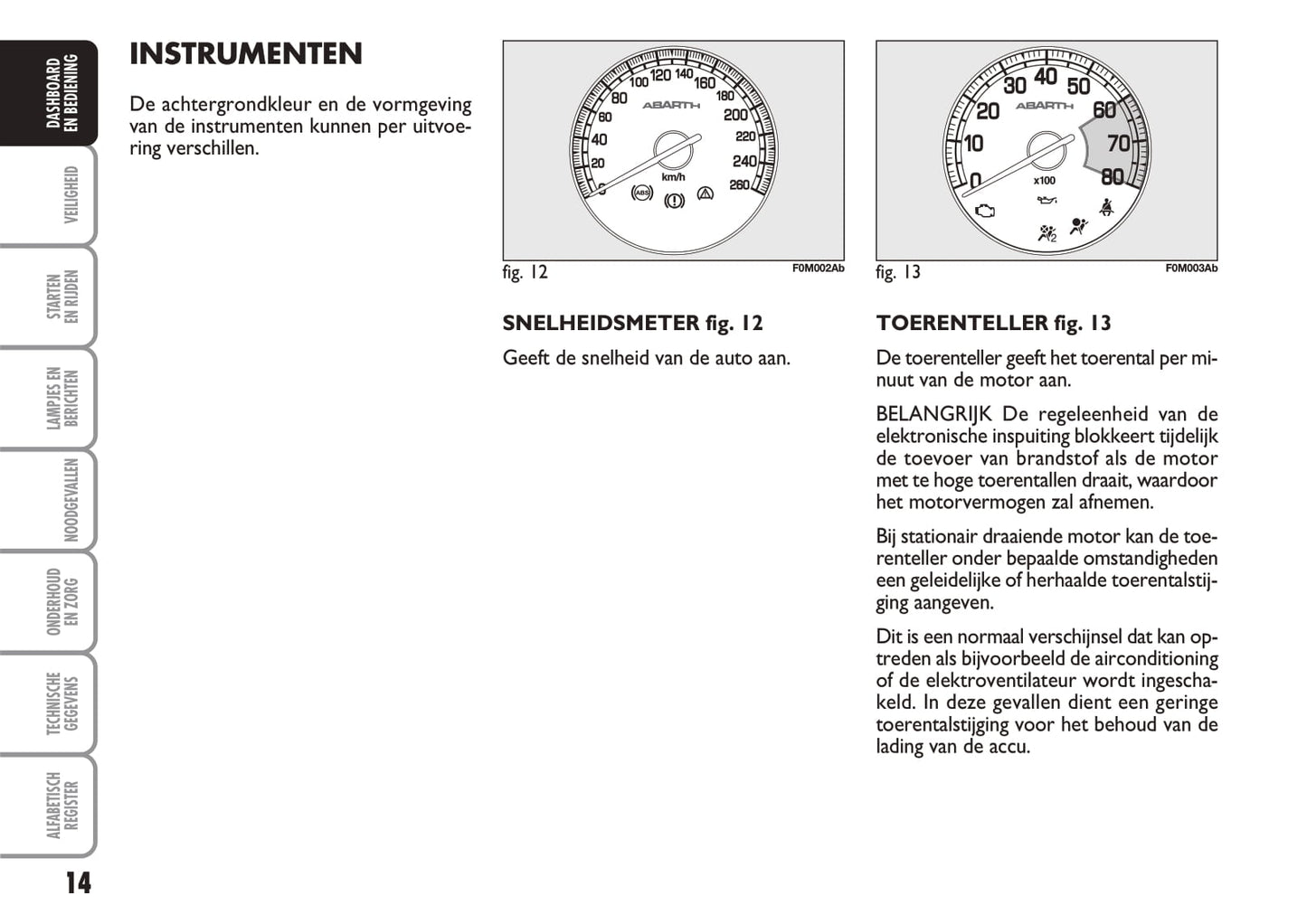 2007-2010 Abarth Grande Punto Bedienungsanleitung | Niederländisch