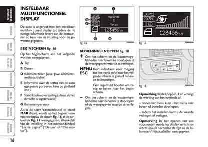 2007-2010 Abarth Grande Punto Owner's Manual | Dutch