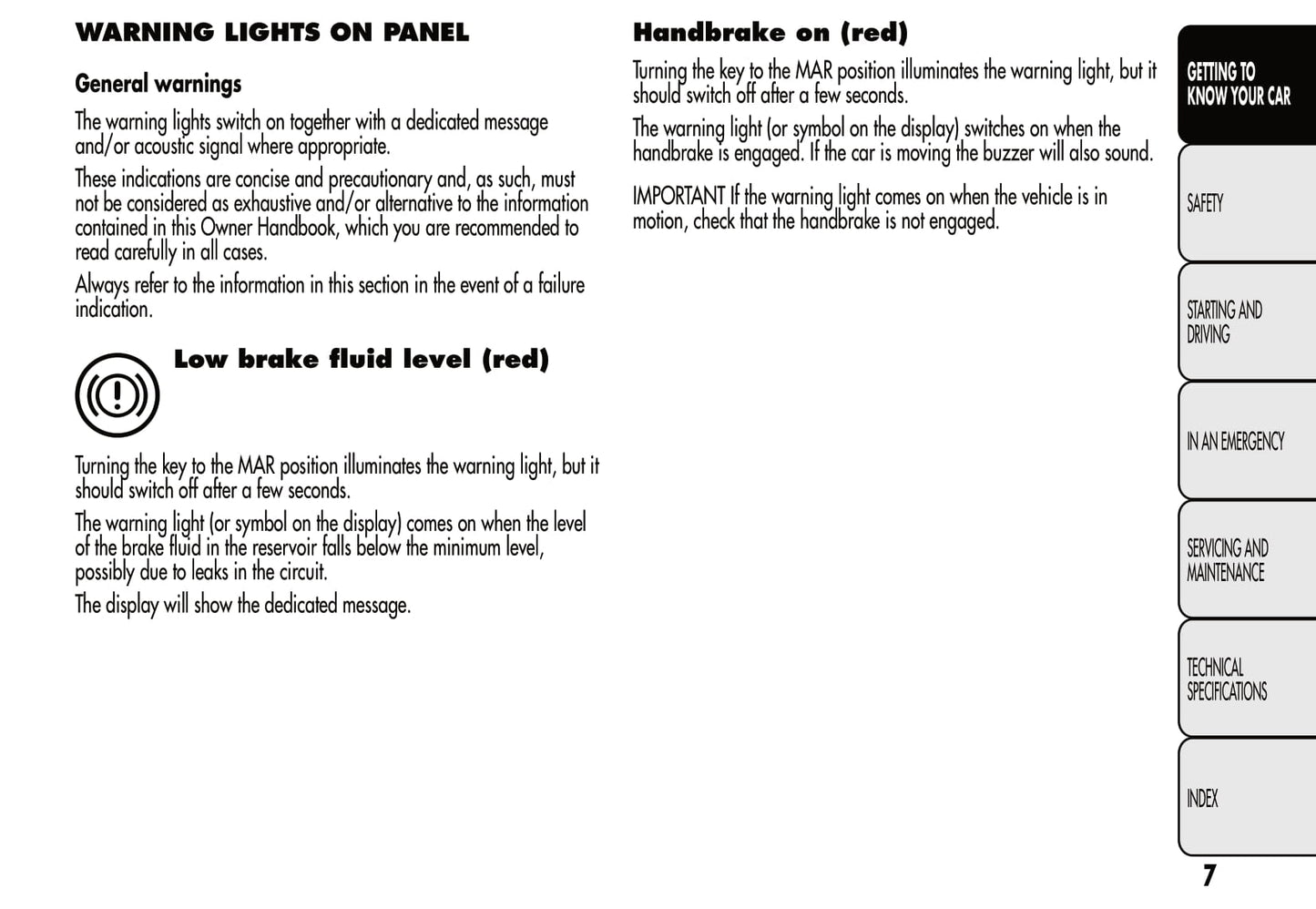 2008-2014 Alfa Romeo MiTo Owner's Manual | English