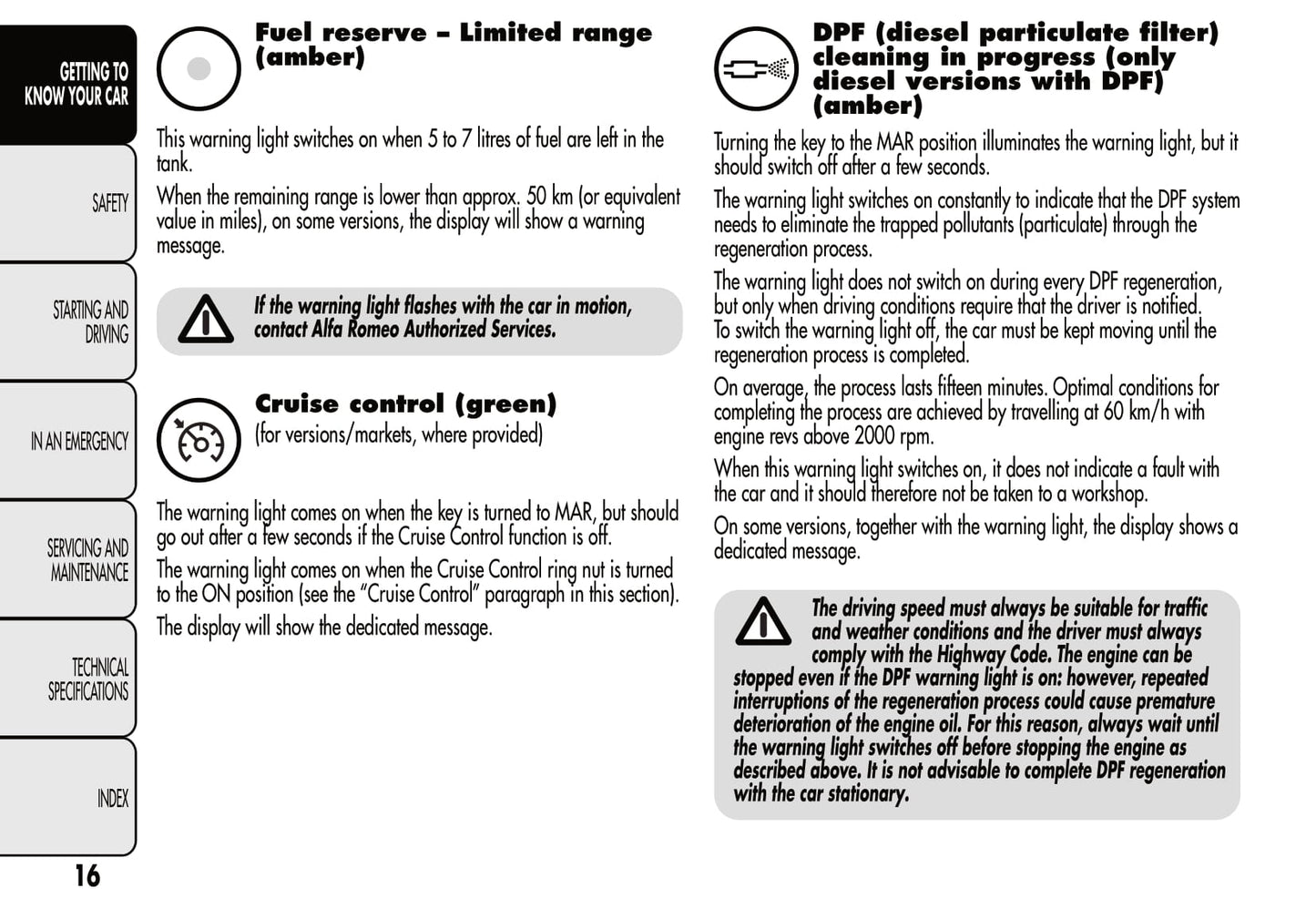 2008-2014 Alfa Romeo MiTo Owner's Manual | English