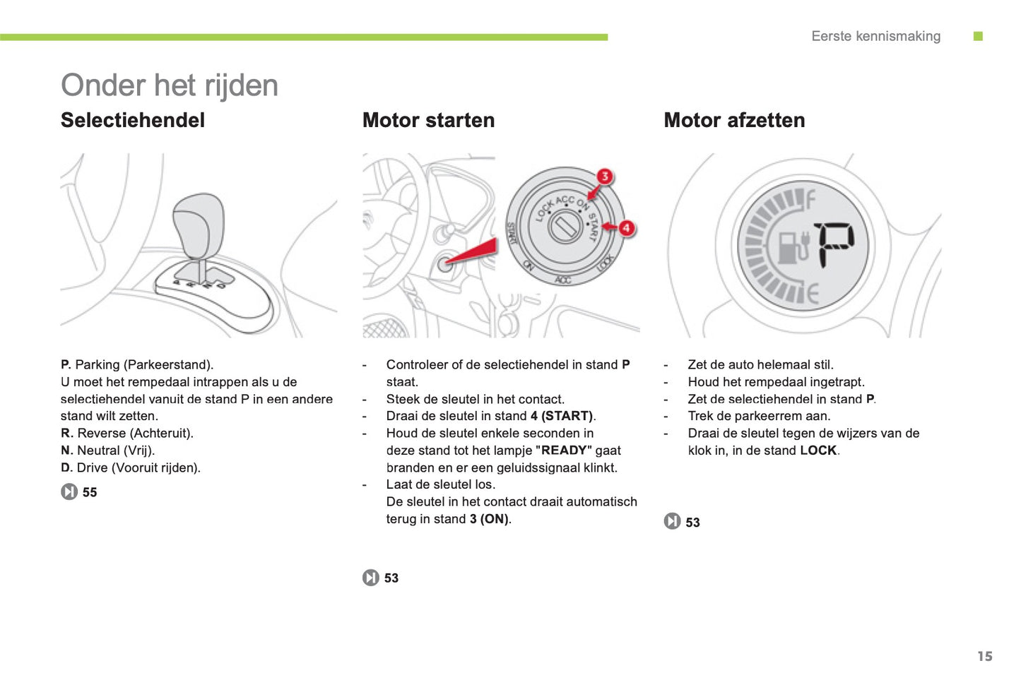 2012-2014 Citroën C-Zero Bedienungsanleitung | Niederländisch