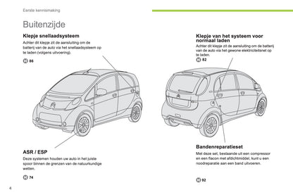 2012-2014 Citroën C-Zero Bedienungsanleitung | Niederländisch