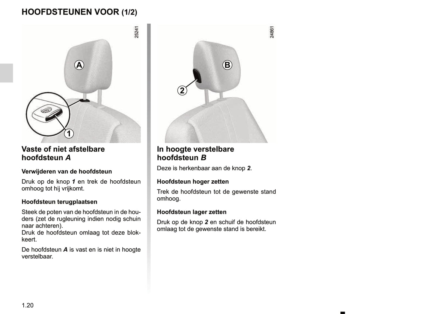 2012 Renault Clio Owner's Manual | Dutch