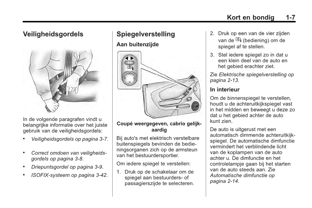 2013-2014 Chevrolet Camaro Bedienungsanleitung | Niederländisch