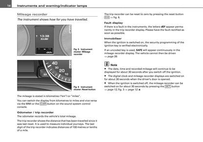 2007-2014 Audi A5 Owner's Manual | English