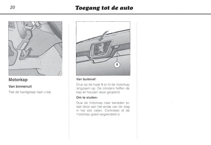 1996-2000 Peugeot 106 Bedienungsanleitung | Niederländisch