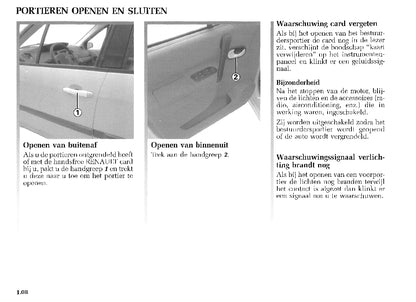 2003-2004 Renault Scénic Bedienungsanleitung | Niederländisch