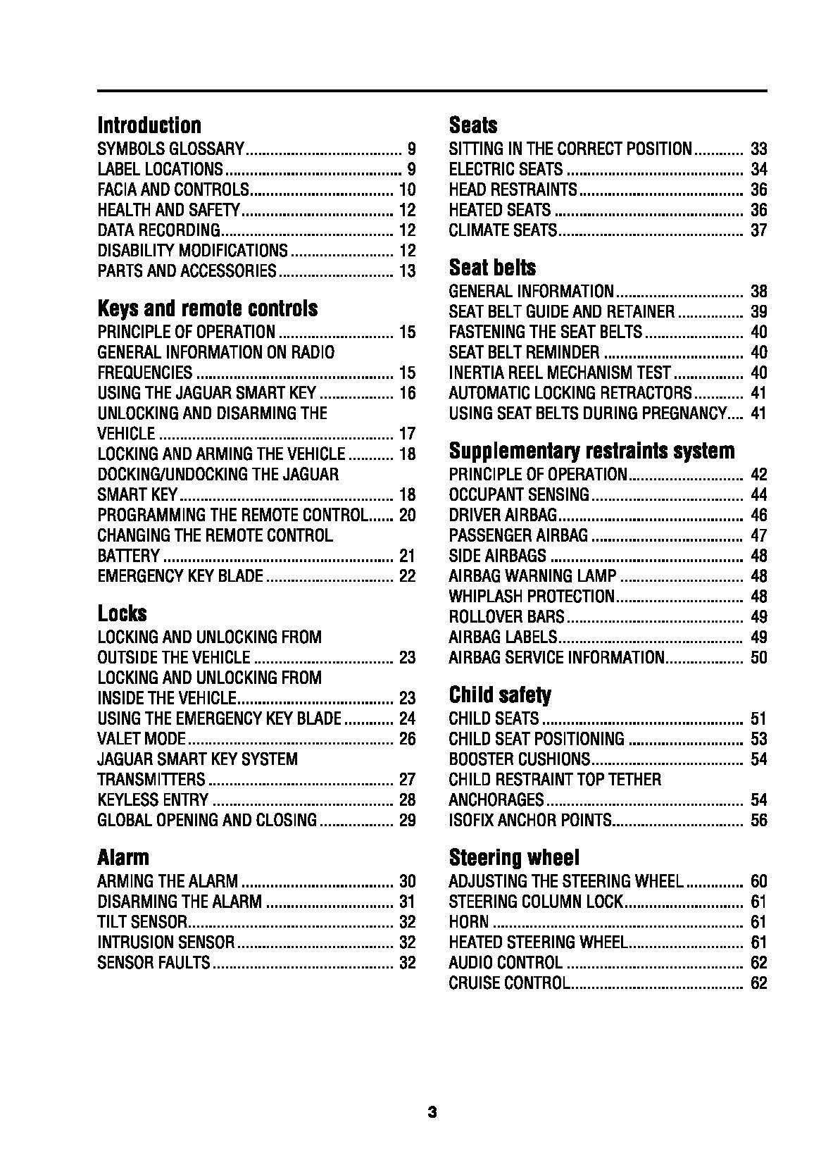 2012 Jaguar XK Owner's Manual | English