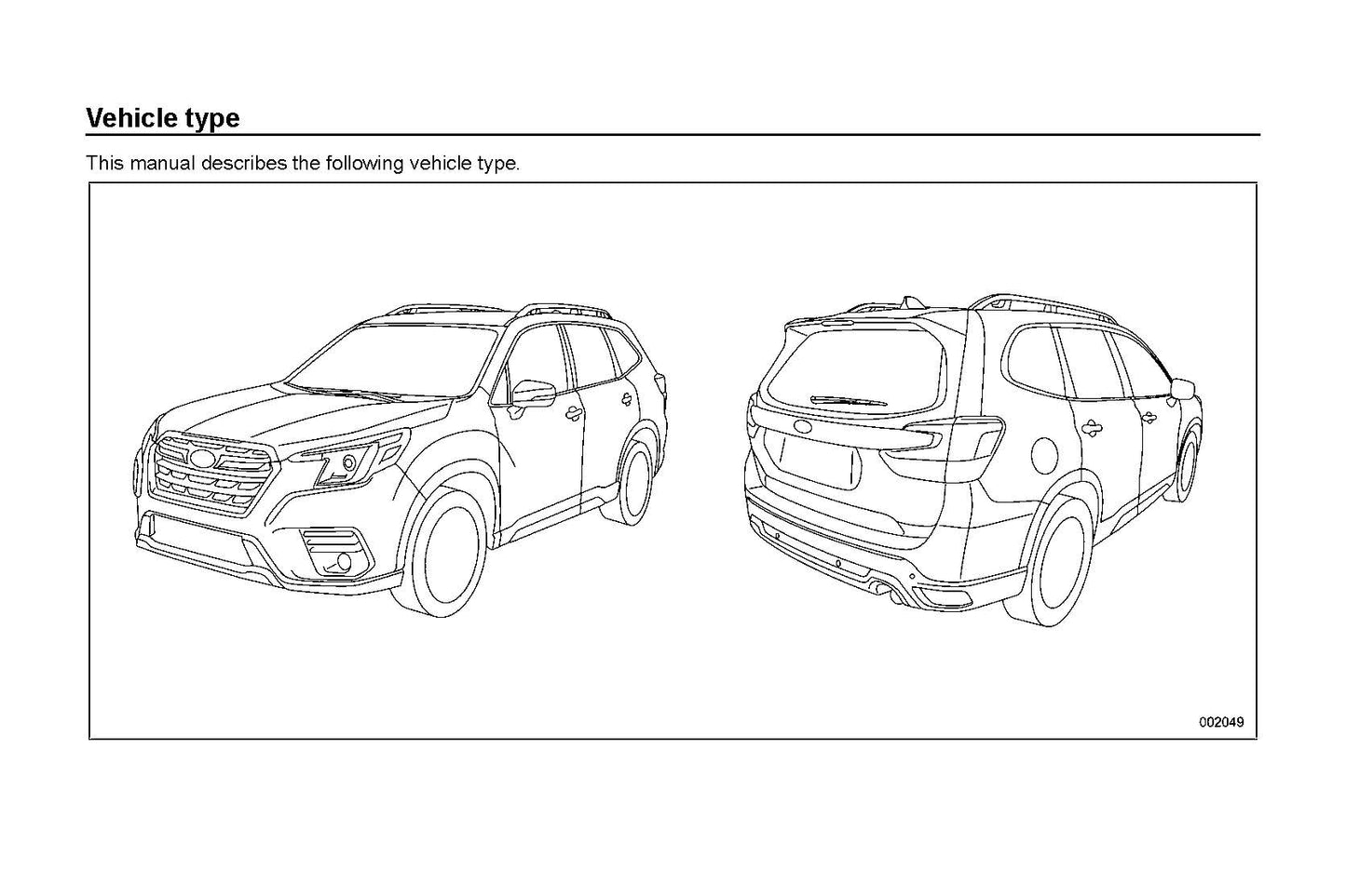 2022 Subaru Forester Bedienungsanleitung | Englisch