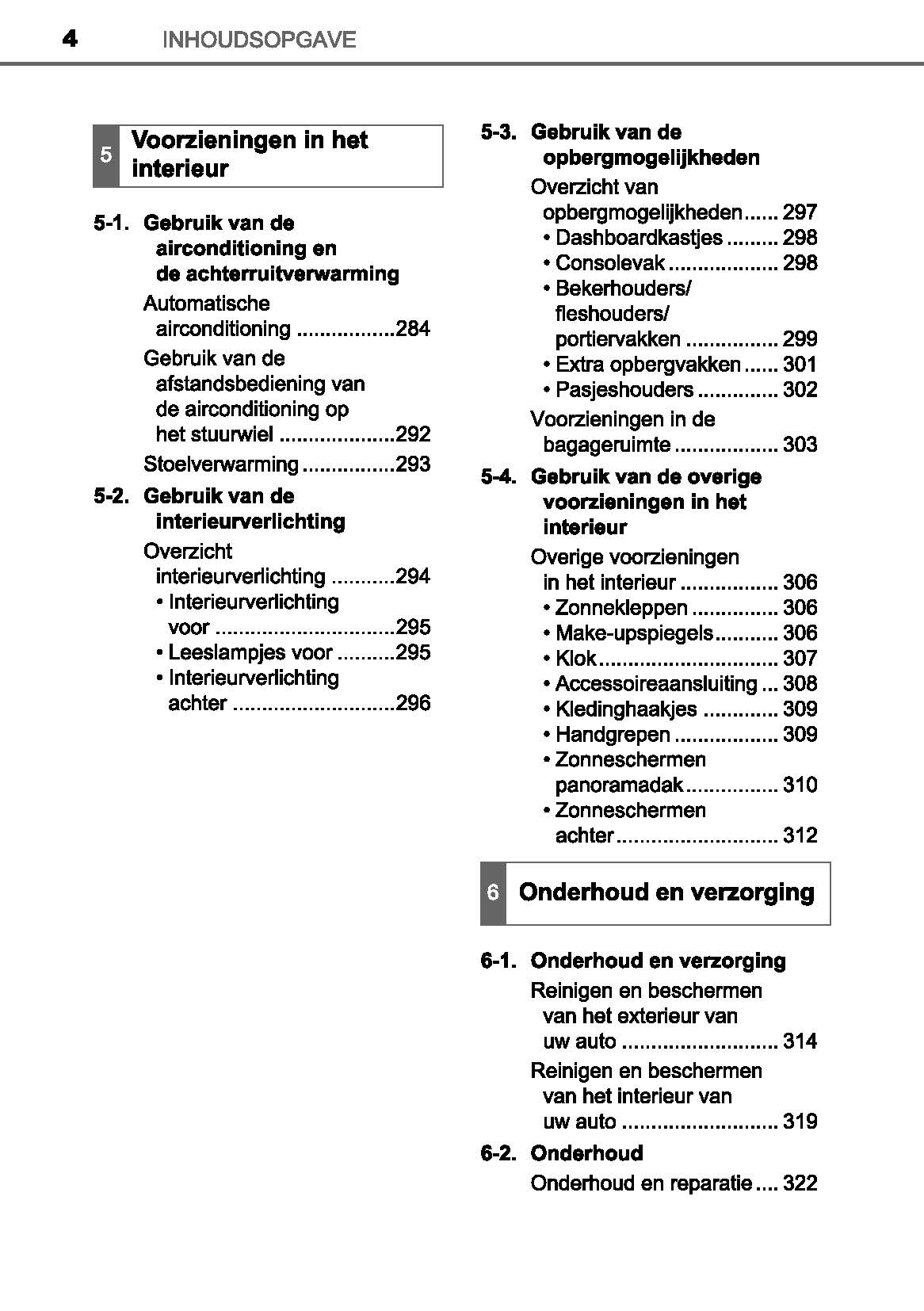 2016-2019 Toyota Prius+ Owner's Manual | Dutch