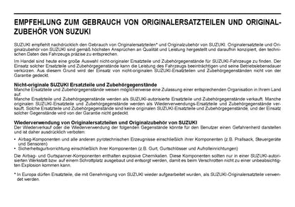 2016-2017 Suzuki Celerio Bedienungsanleitung | Deutsch