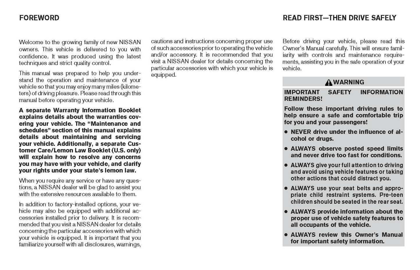 2017 Nissan Rogue Hybrid Owner's Manual | English